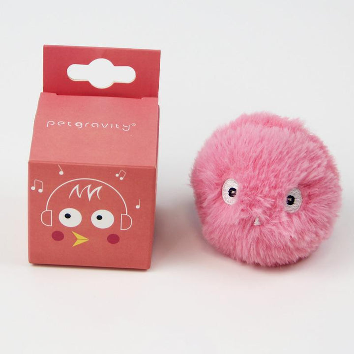 "Interaktiv ljudboll för katter, flerfärgad med djurljud, stimulans och kattmynta-kompatibilitet, perfekt för lek."