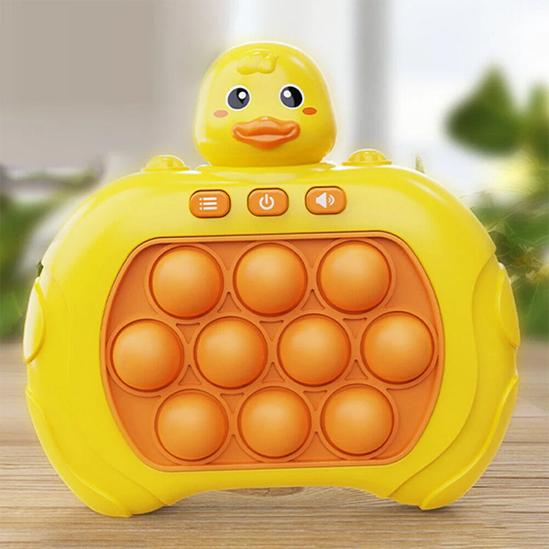 "Interaktiv pusselkonsol för barn med färgglada figurer, tränar kognitiva färdigheter och fantasi, säker plast"