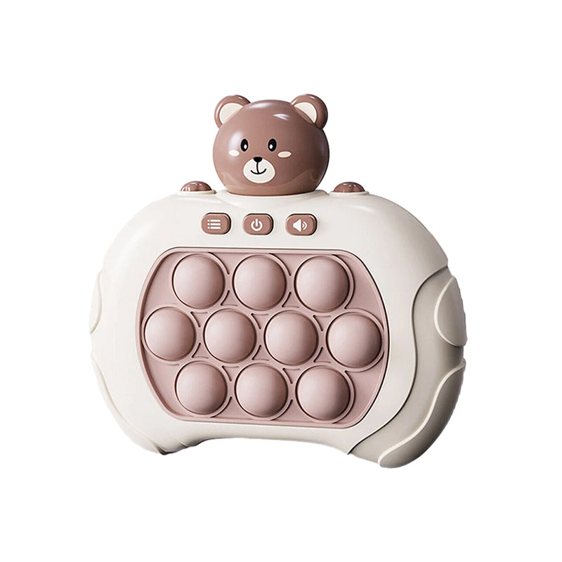 "Interaktiv pusselkonsol för barn med färgglada figurer, tränar kognitiva färdigheter och fantasi, säker plast"