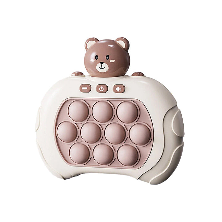 "Interaktiv pusselkonsol för barn med färgglada figurer, tränar kognitiva färdigheter och fantasi, säker plast"