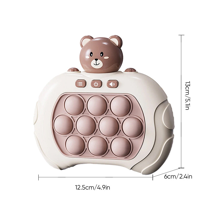 "Interaktiv pusselkonsol för barn med färgglada figurer, tränar kognitiva färdigheter och fantasi, säker plast"