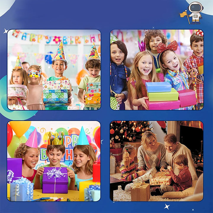 "Interaktiv pusselkonsol för barn med färgglada figurer, tränar kognitiva färdigheter och fantasi, säker plast"