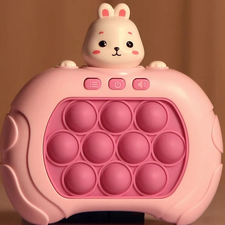 "Interaktiv pusselkonsol för barn med färgglada figurer, tränar kognitiva färdigheter och fantasi, säker plast"