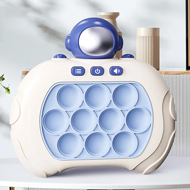 "Interaktiv pusselkonsol för barn med färgglada figurer, tränar kognitiva färdigheter och fantasi, säker plast"