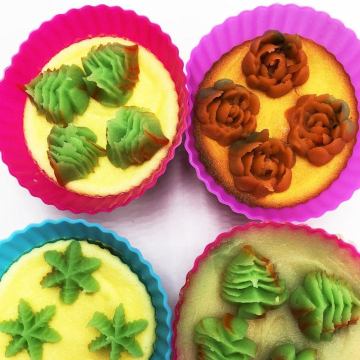 "Julbakning munstyckeset för kakbakning, färgglada munstycken i rostfritt stål och tåliga konditoripåsar, perfekt för jul."
