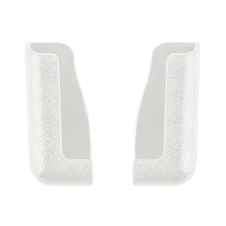 Justerbar biltelefonhållare för instrumentbräda i svart/glad färg, självhäftande bas, hållbar och stötsäker design.