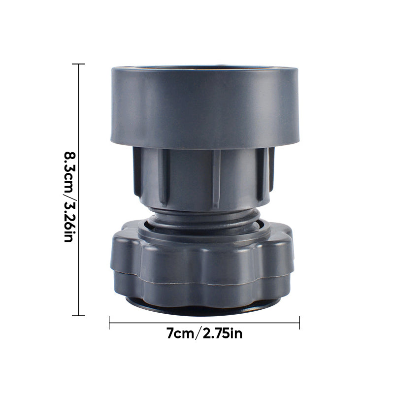 Justerbara grå tvättmaskinsstöd med stötdämpare, minskar vibration och buller, justerbar höjd, robust material.