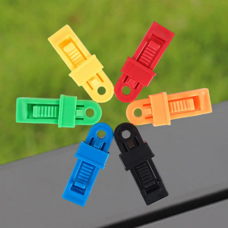 "Justerbara låsgrepp i slitstarkt PA-material, designade för utomhusbruk. Perfekta för båt, camping eller picknick."