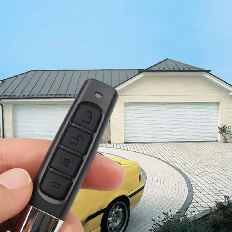 "Kompakt 4-i-1 fjärrkontrollduplikator med enkel design, effektivt kloningsverktyg för organisering av fjärrkontroller."