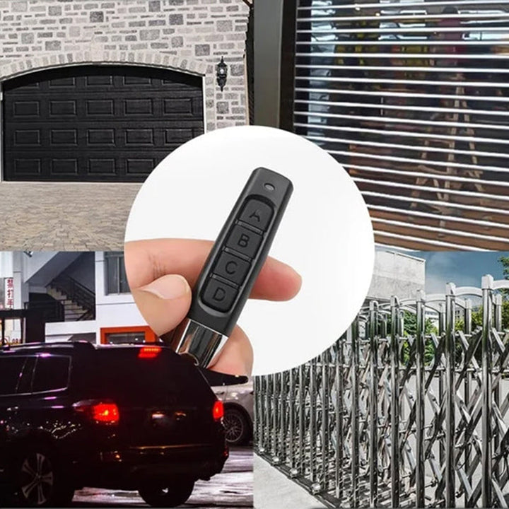 "Kompakt 4-i-1 fjärrkontrollduplikator med enkel design, effektivt kloningsverktyg för organisering av fjärrkontroller."