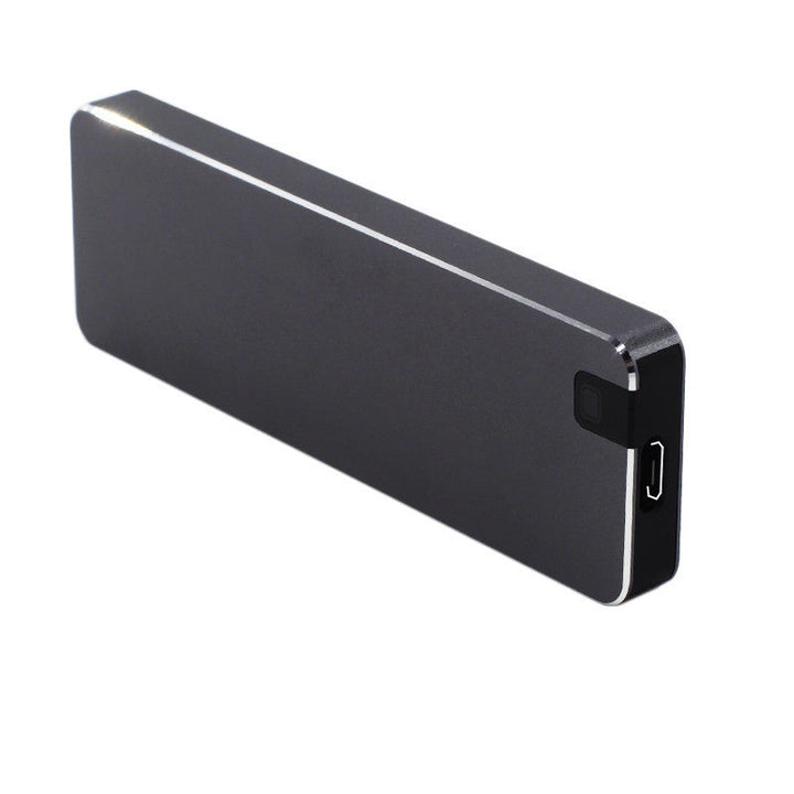"Kompakt bärbar SSD hårddisk, snabb USB 3.2, tillgänglig i blått, grått, rött, minimalistisk design, kapacitet 1TB till 8TB."