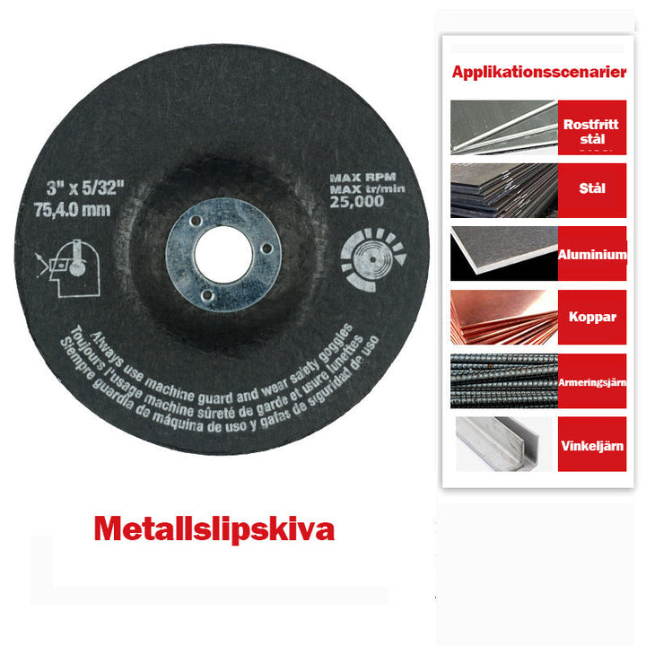"Kompakt sladdlös mini vinkelslip, svart batteri, robust design; perfekt för kapning och polering i hem och verkstad."
