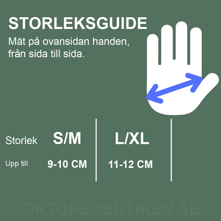 "Kompressionshandskar med justerbar spännrem för stöd och komfort, perfekt för smärtlindring och snabb återhämtning."