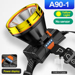 A90 gult ljus [32 enkla litiumvekar + elektrisk display].