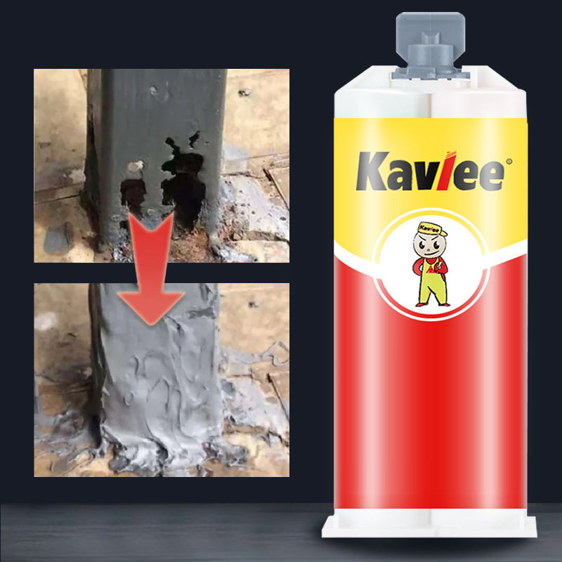 "Kraftfullt reparationslim för hantverk och fordon, 95g tub, perfekt för metall, keramik och trä, i gör-det-själv-projekt."