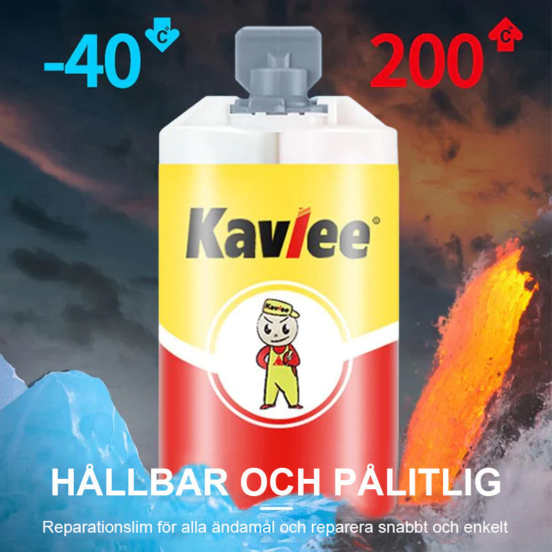 "Kraftfullt reparationslim för hantverk och fordon, 95g tub, perfekt för metall, keramik och trä, i gör-det-själv-projekt."