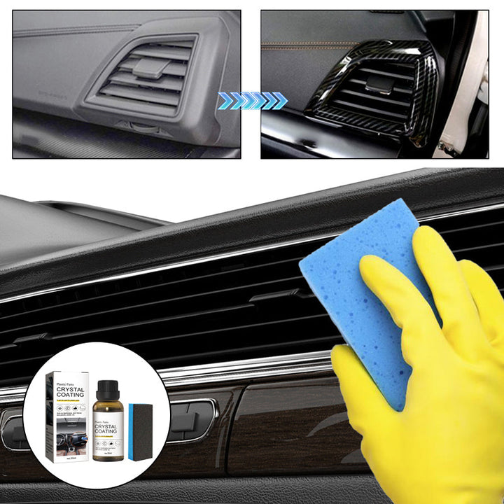 "Kristallbeläggning för biltillbehör ger bilen hållbar glans, skyddar ytor och är enkel att applicera."