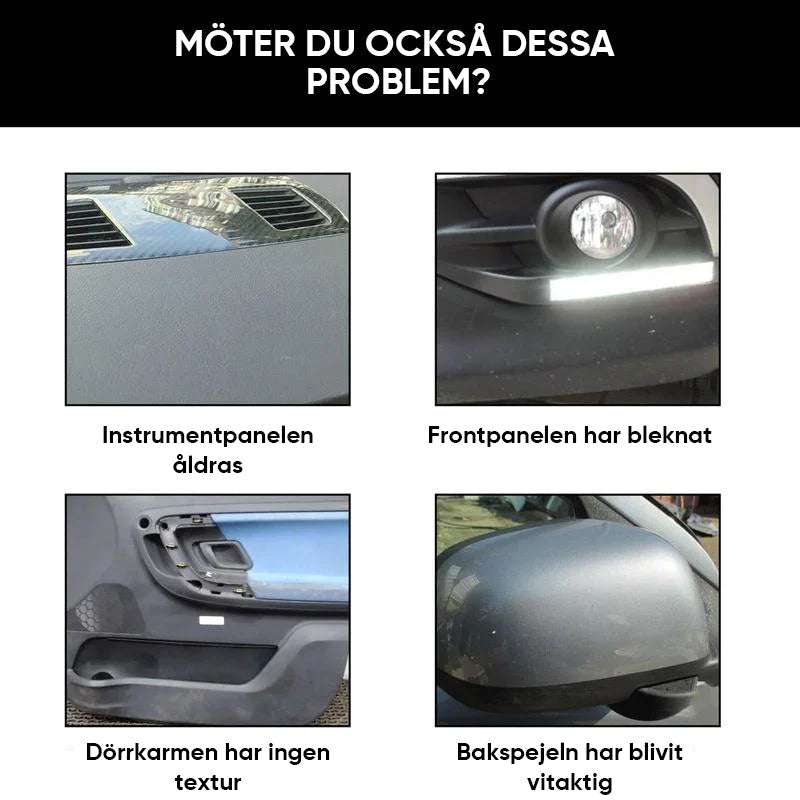 "Kristallbeläggning för biltillbehör ger bilen hållbar glans, skyddar ytor och är enkel att applicera."