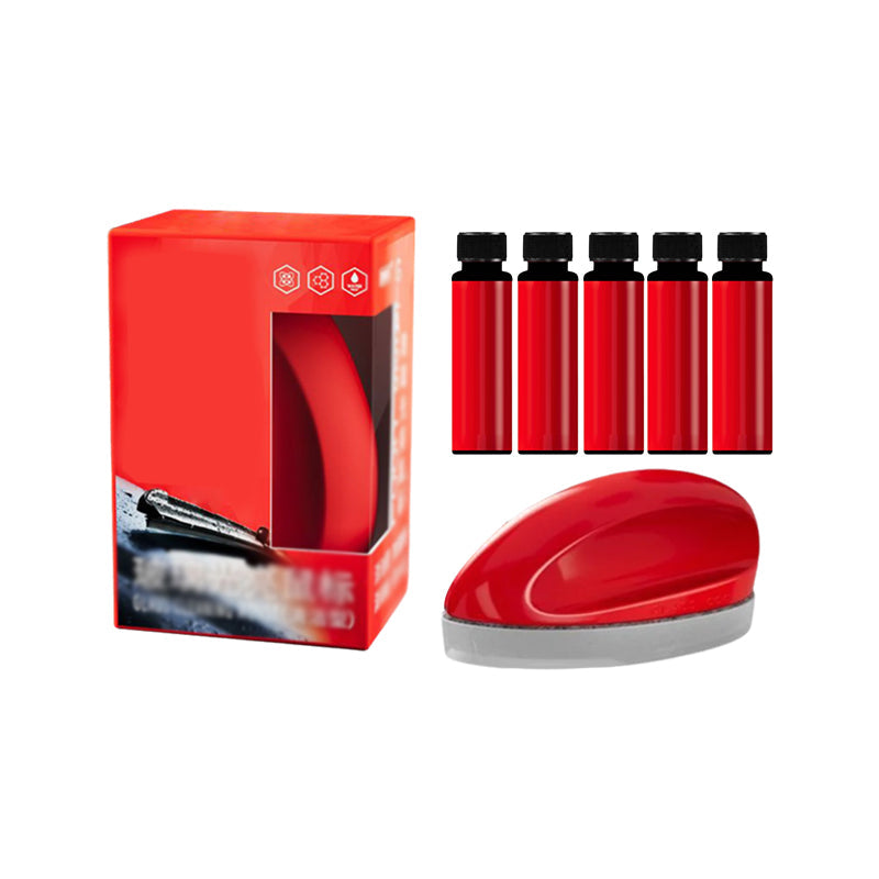 "Kristallklar bilglasrengörare, tar bort oljefilm och smuts snabbt, säker synlighet. Passar alla bilglas och speglar."