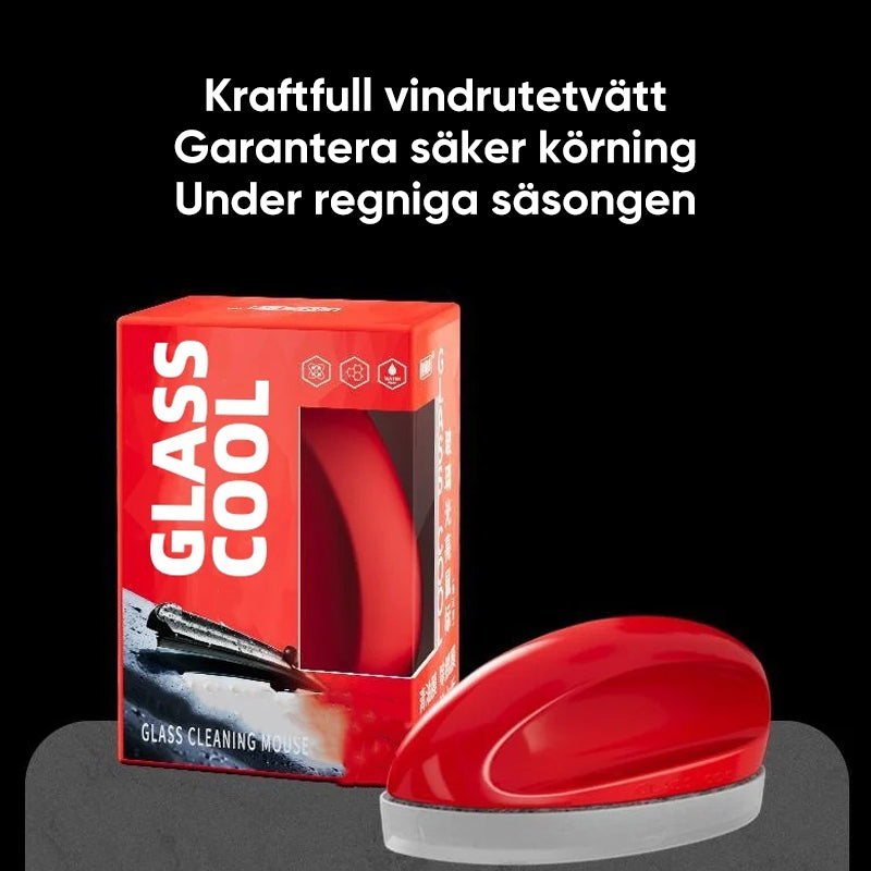 "Kristallklar bilglasrengörare, tar bort oljefilm och smuts snabbt, säker synlighet. Passar alla bilglas och speglar."