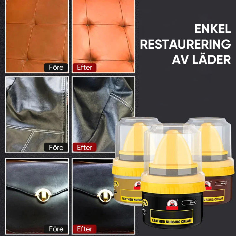"Läderreparationskräm herrskor, flytande; återställ glans och färg, smidig applikation med svamp; 100g, flera färger."