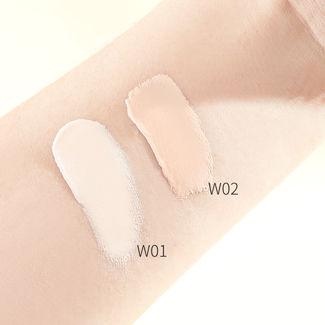 "Lätt matt foundation; flytande, fuktgivande, kollagen-berikad, för naturlig look och strålande hudton."