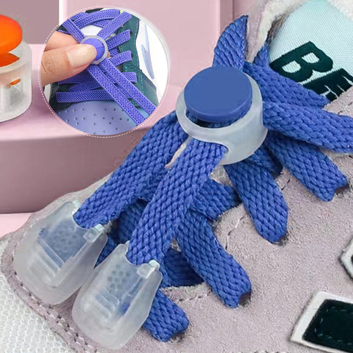 "Lätta elastiska snörlås för skor, mångfärgade och stilrena med slät finish, perfekt för alla tränings- och skobehov."