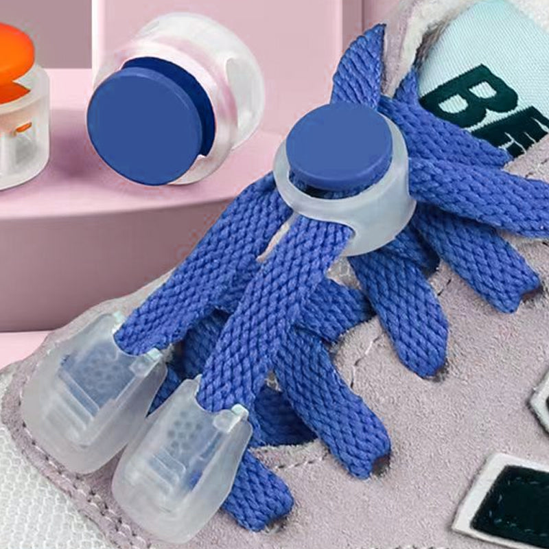 "Lätta elastiska snörlås för skor, mångfärgade och stilrena med slät finish, perfekt för alla tränings- och skobehov."