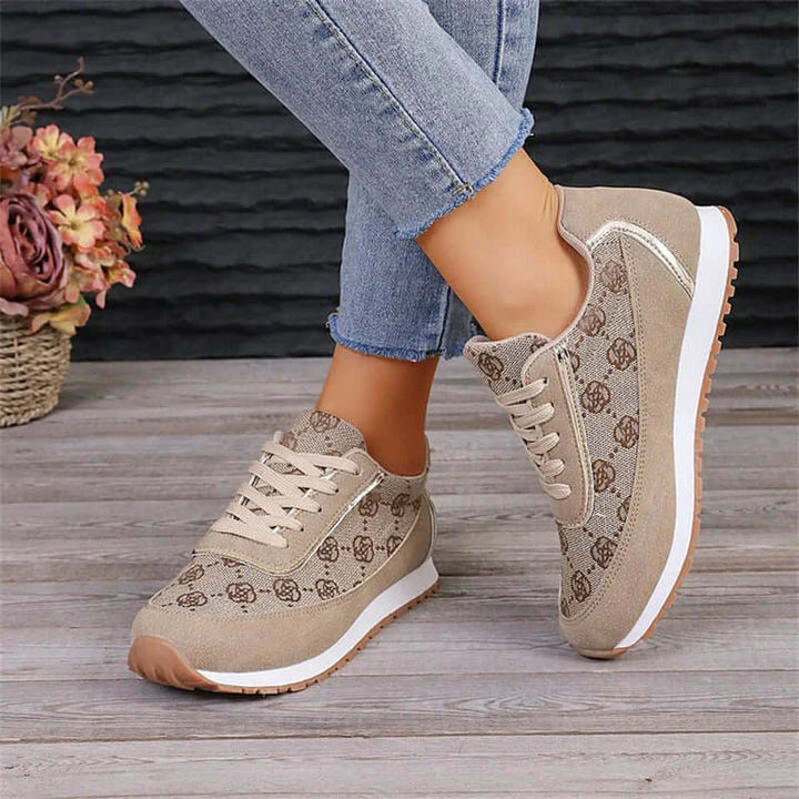 Lätta och Bekväma Sneakers för Damer med Snygg Design och Halkfri Sula - Glowseva