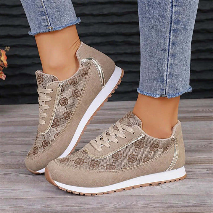 Lätta och Bekväma Sneakers för Damer med Snygg Design och Halkfri Sula - Glowseva
