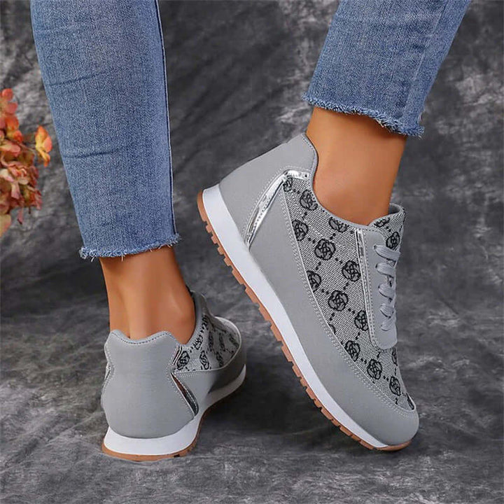 Lätta och Bekväma Sneakers för Damer med Snygg Design och Halkfri Sula - Glowseva