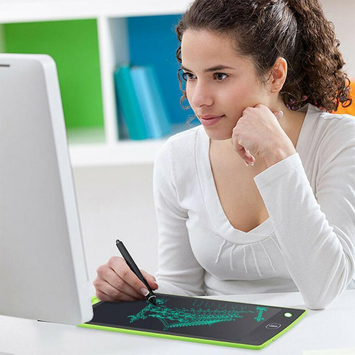 "LCD-skrivplatta för barn, lätt, tunn design, tryckkänslig yta, perfekt för ritande och skrivande, utbildning och lek"