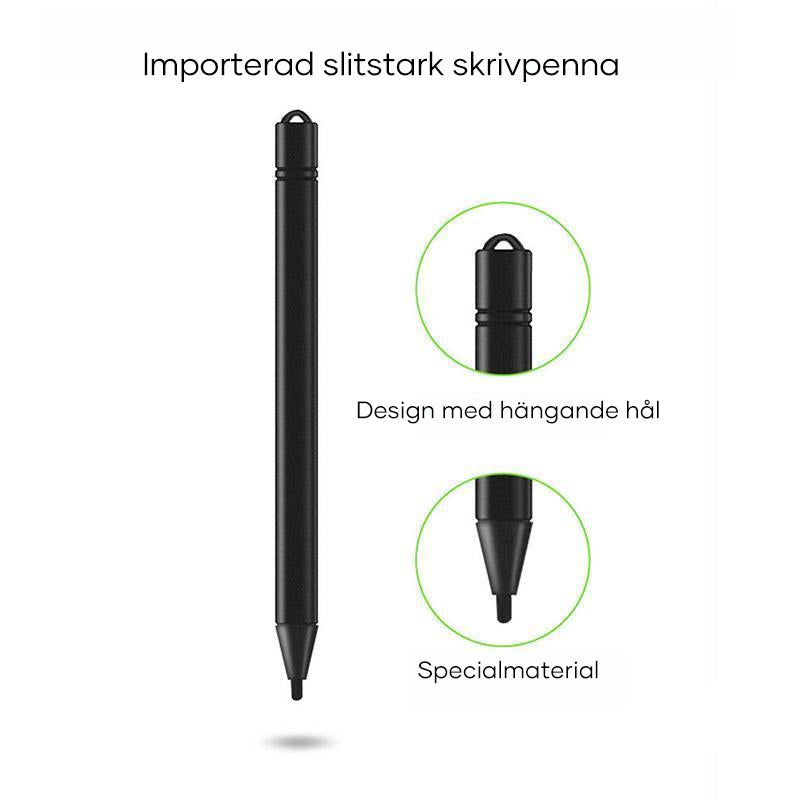 "LCD-skrivplatta för barn, lätt, tunn design, tryckkänslig yta, perfekt för ritande och skrivande, utbildning och lek"