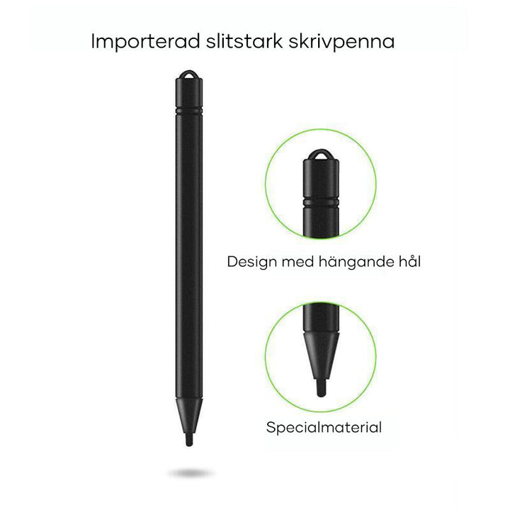"LCD-skrivplatta för barn, lätt, tunn design, tryckkänslig yta, perfekt för ritande och skrivande, utbildning och lek"