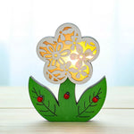 Vit blomma