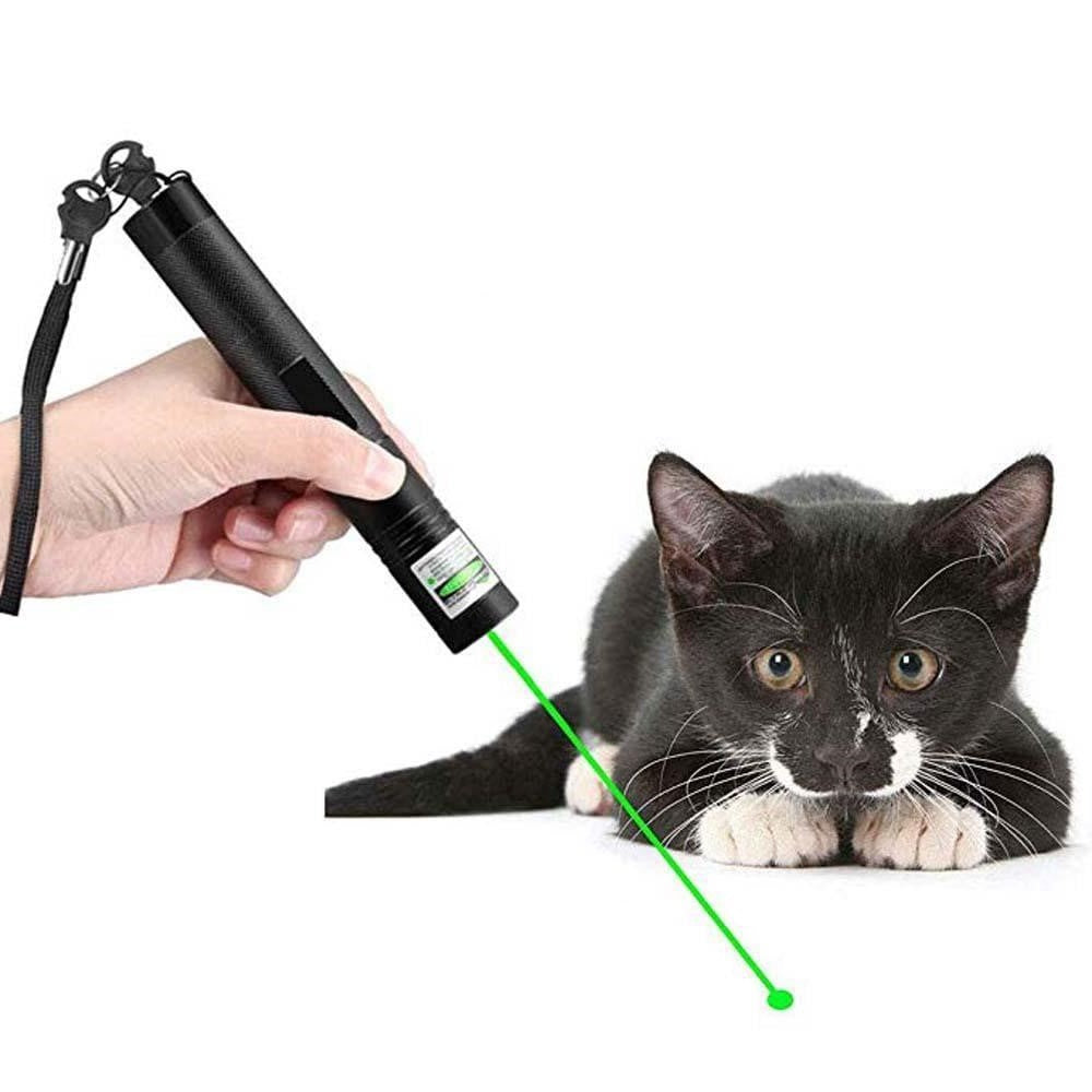 "Ljusgrön kraftfull Laserpekare 303 med robust design och lång räckvidd för presentationer och stjärnskådning."