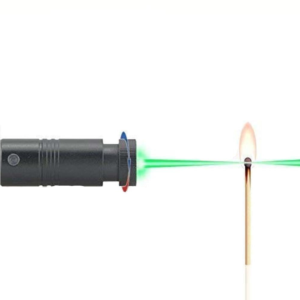 "Ljusgrön kraftfull Laserpekare 303 med robust design och lång räckvidd för presentationer och stjärnskådning."