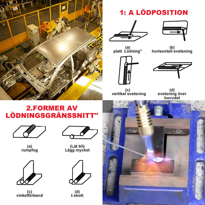 "Lödningsstänger i aluminium, lågtemperatursmältning, tunn och lång design, idealisk för DIY-projekt och reparation."