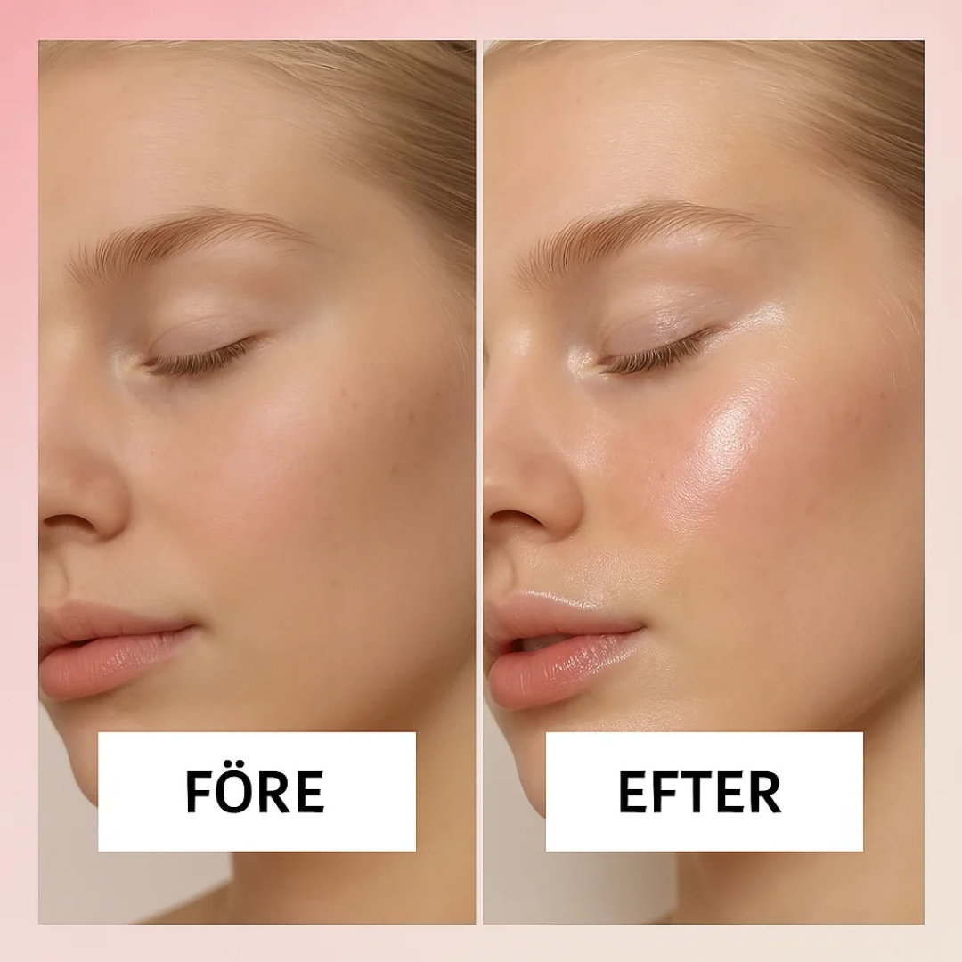 "Luminous Collagen Night Mask 75 ml, återfuktande nattmask med kollagen för mjukare, fastare hud, inkluderar borste."