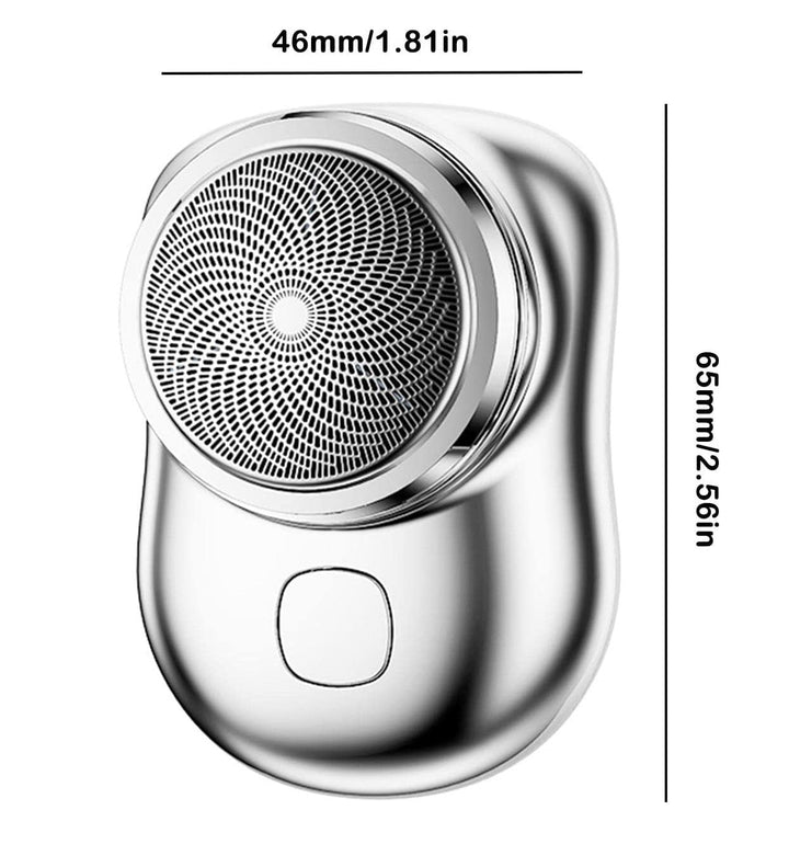 Mångsidig mini elektrisk rakapparat för män, passar både för våt- och torrakning, enkel att bära.