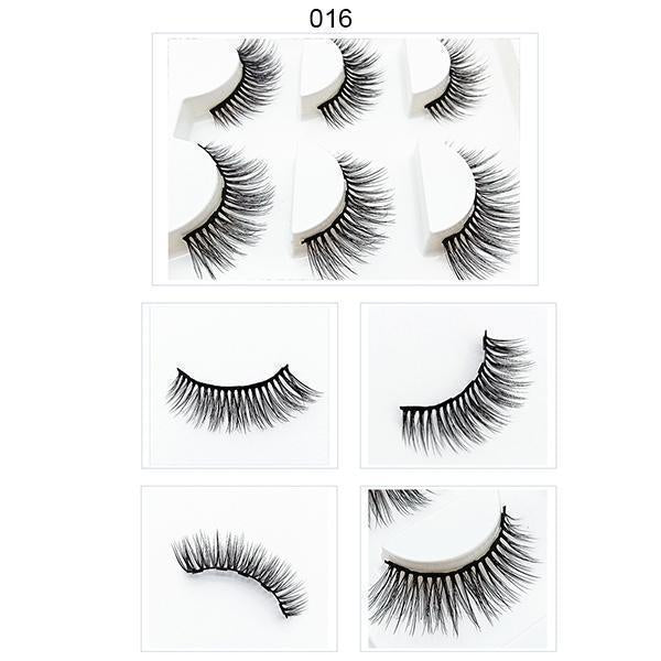 "Magnetiska återanvändbara ögonfransar med eyeliner, 5 magneter per frans, naturligt stilrent utseende"