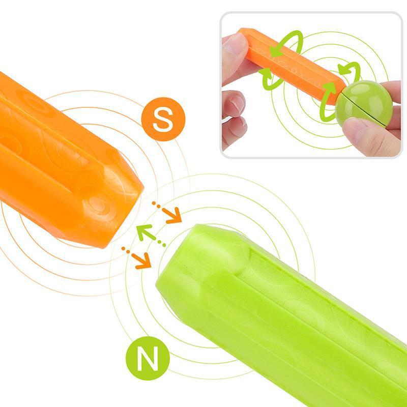 "Magnetiskt byggset för barn i pastellfärger med olika kreativa former och stora, förstärkta magneter för säker lek."