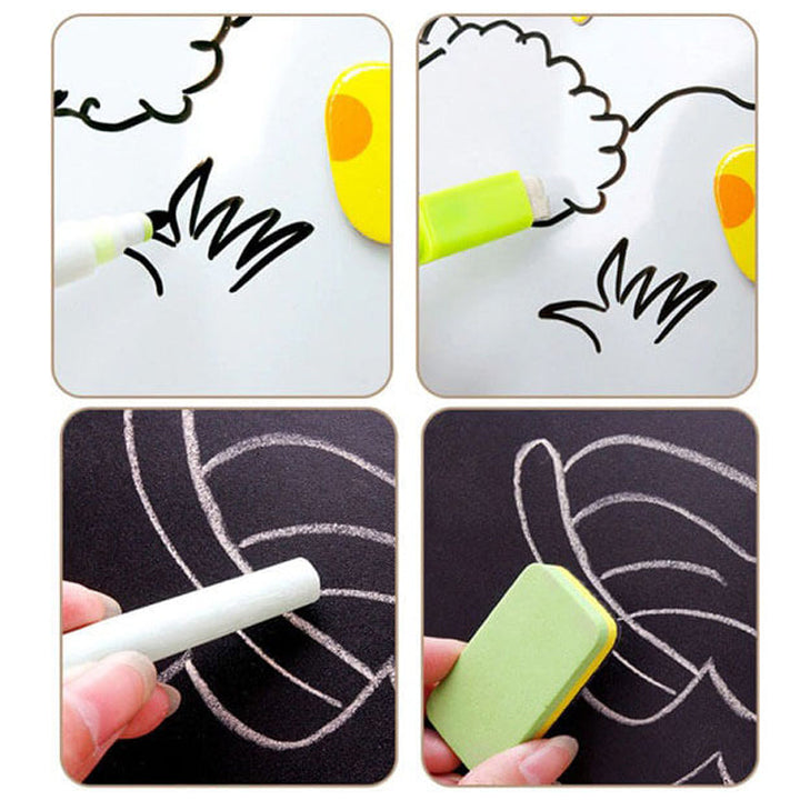 "Magnetiskt djurpussel ritbord för barn med målarverktyg och färgglada magneter, leksak för kreativ lek"