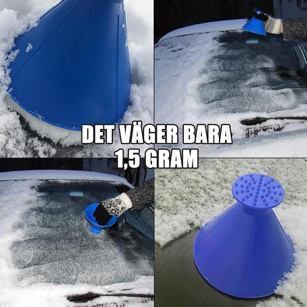 "Mångfärgad magisk isskrapa för bil, snabb och effektiv för isskrapning utan att skada ytor. Finns i olika färger."