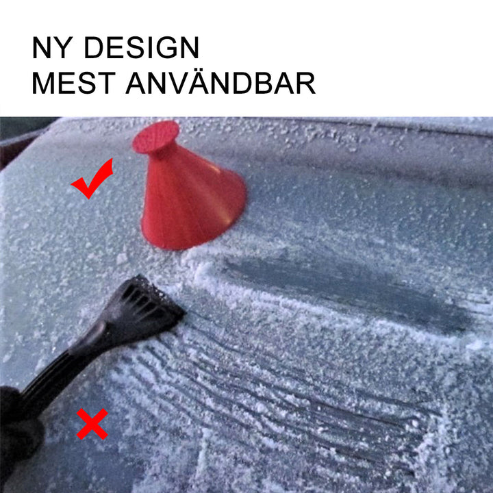 "Mångfärgad magisk isskrapa för bil, snabb och effektiv för isskrapning utan att skada ytor. Finns i olika färger."