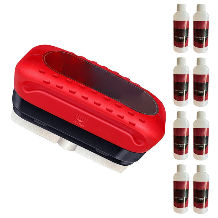 "Mångsidigt glasbeläggningsmedel för bilens vindrutor, ger hydrofobisk effekt, skyddar och förbättrar sikten vid regn."