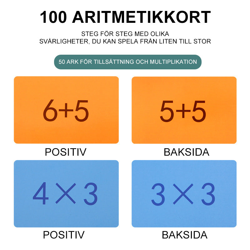 "Matematiskt barnspel i trä med magnetisk design, innehåller kort och schackpjäser för lärande och spelupplevelse."