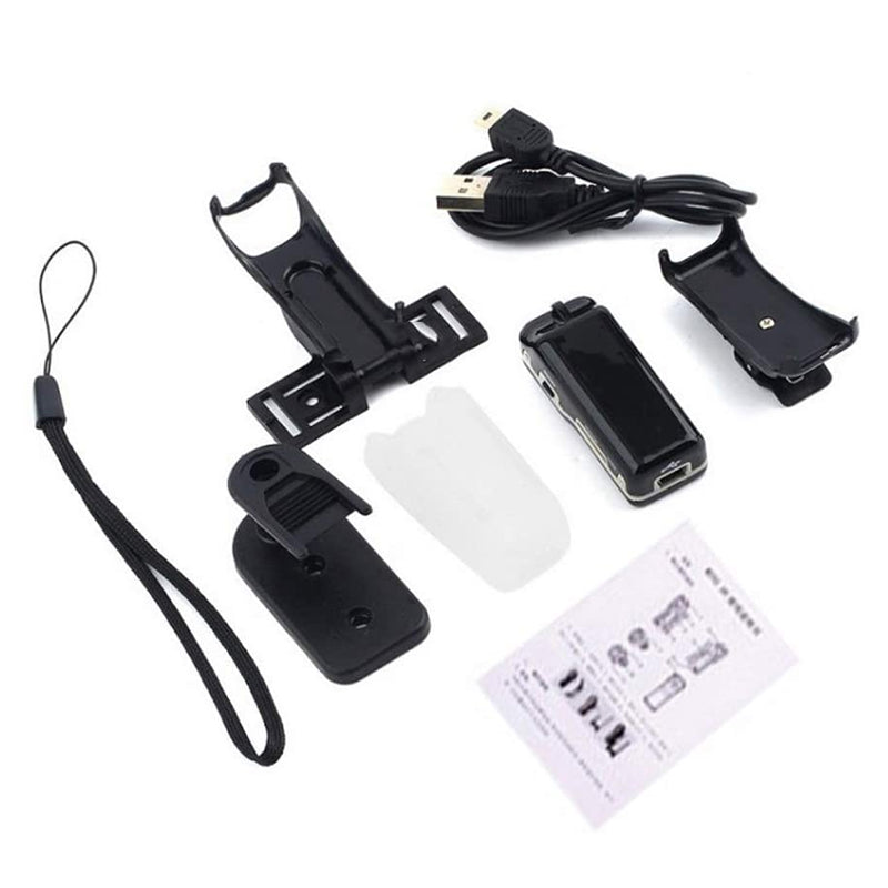 "MD80 mini fickkamera, liten och portabel, svart kompakt enhet med metallfinish för enkel videoinspelning och övervakning."