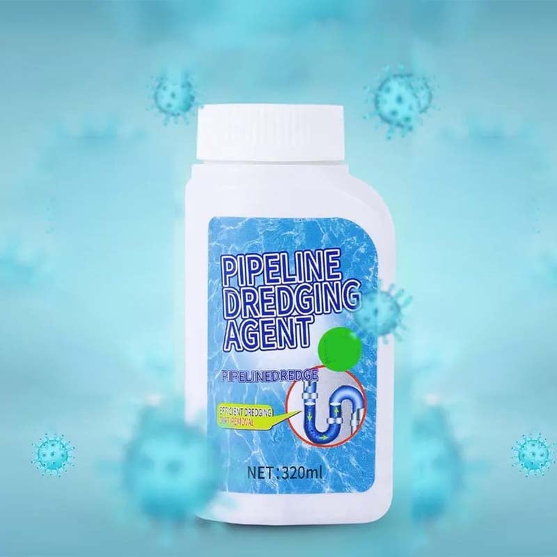 "Miljövänlig naturlig rörrensare utan doft, plastflaska med 350 ml innehåll, perfekt för hushåll och företag."