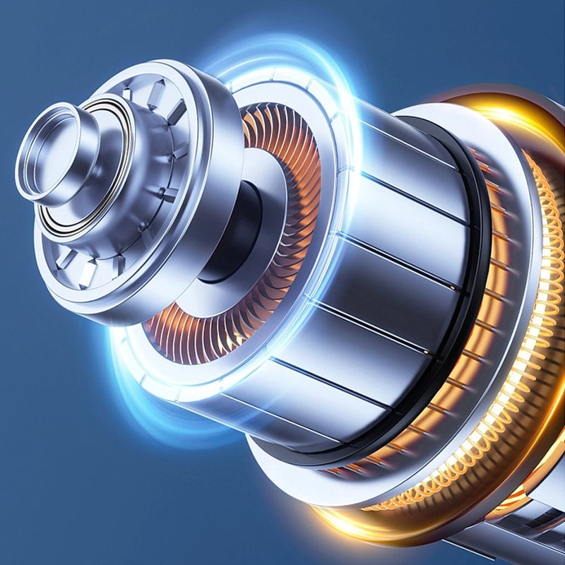 "Mini elektrisk rakapparat med smart digital display och kompakt design för effektiv herrrakning."